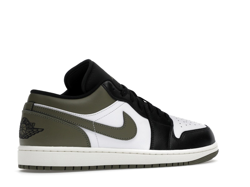 Jordan 1 Low Black Toe Medium Olive - image 34