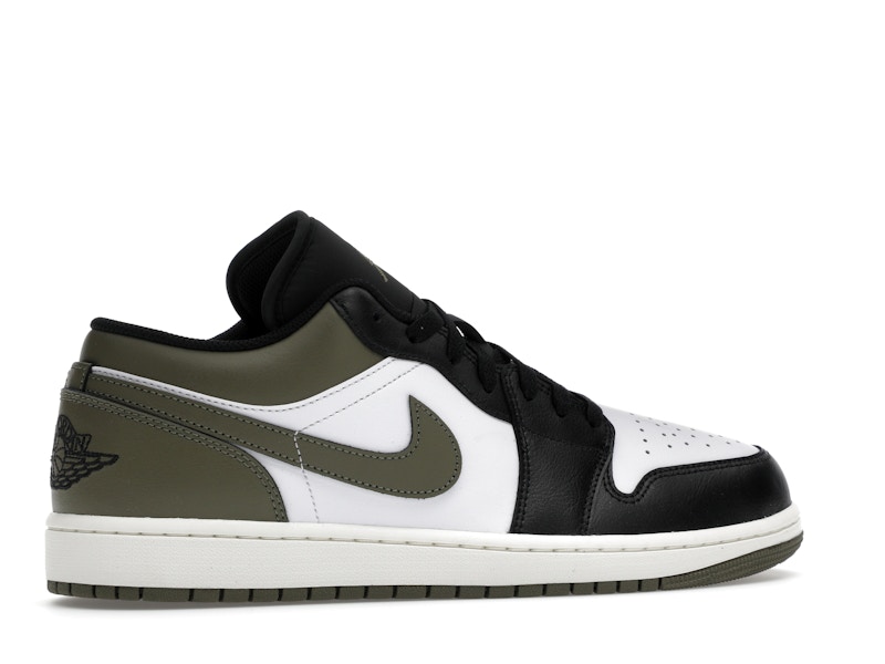 Jordan 1 Low Black Toe Medium Olive - image 35