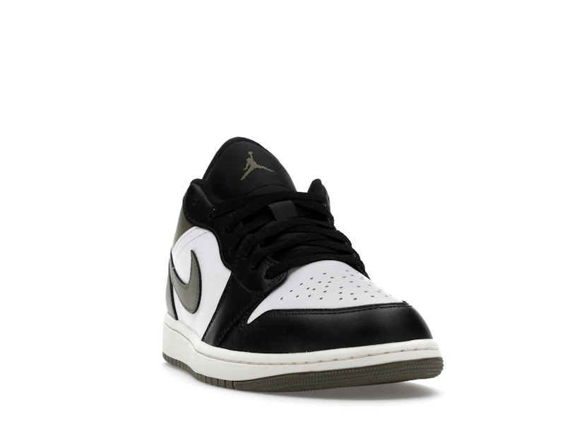 Jordan 1 Low Black Toe Medium Olive - image 8