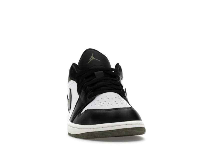 Jordan 1 Low Black Toe Medium Olive - image 9