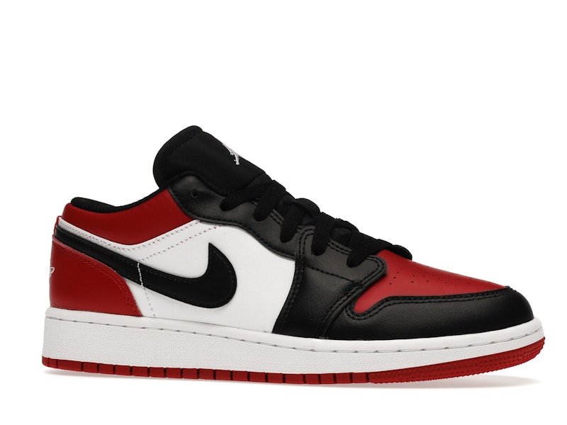 Jordan 1 Low Bred Toe (GS) - image 3
