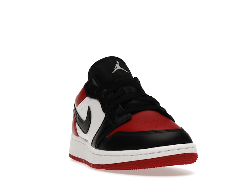 Jordan 1 Low Bred Toe (GS) - image 8