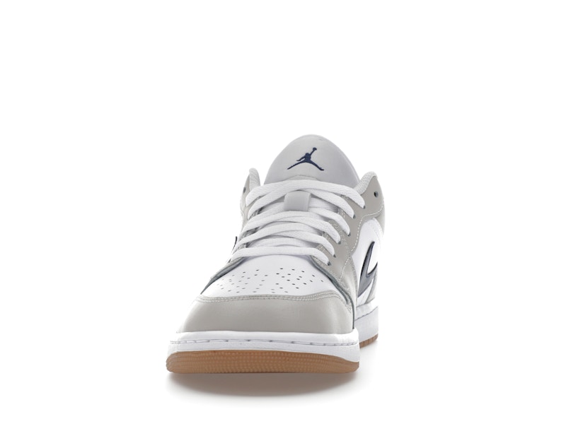 Jordan 1 Low Midnight Navy Neutral Grey - image 11