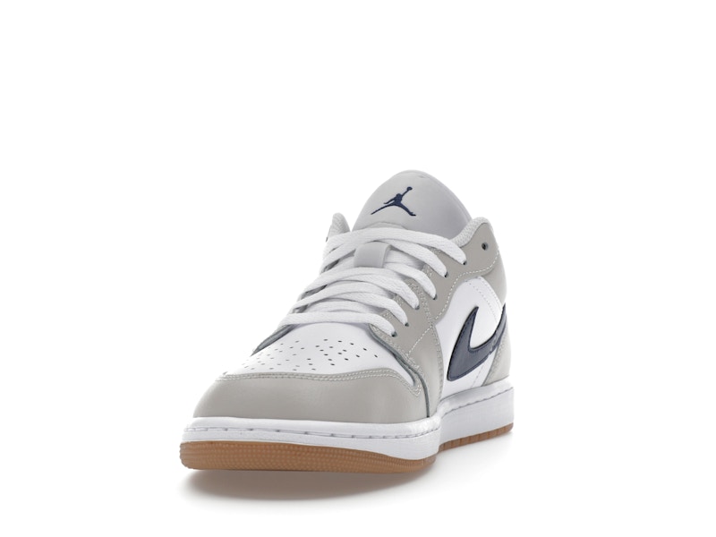 Jordan 1 Low Midnight Navy Neutral Grey - image 12