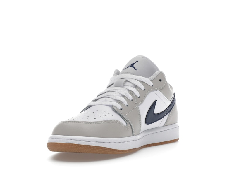 Jordan 1 Low Midnight Navy Neutral Grey - image 13