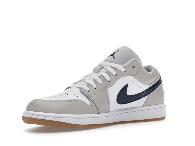 Jordan 1 Low Midnight Navy Neutral Grey - image 15
