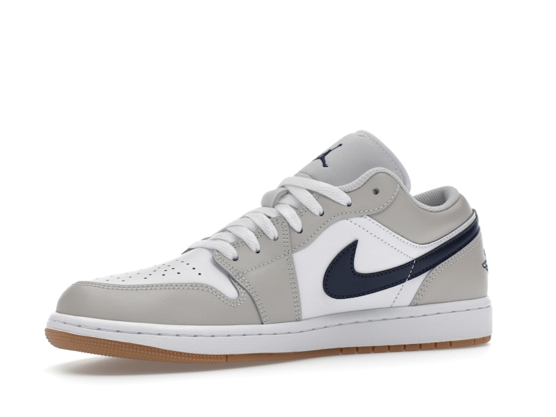 Jordan 1 Low Midnight Navy Neutral Grey - image 16
