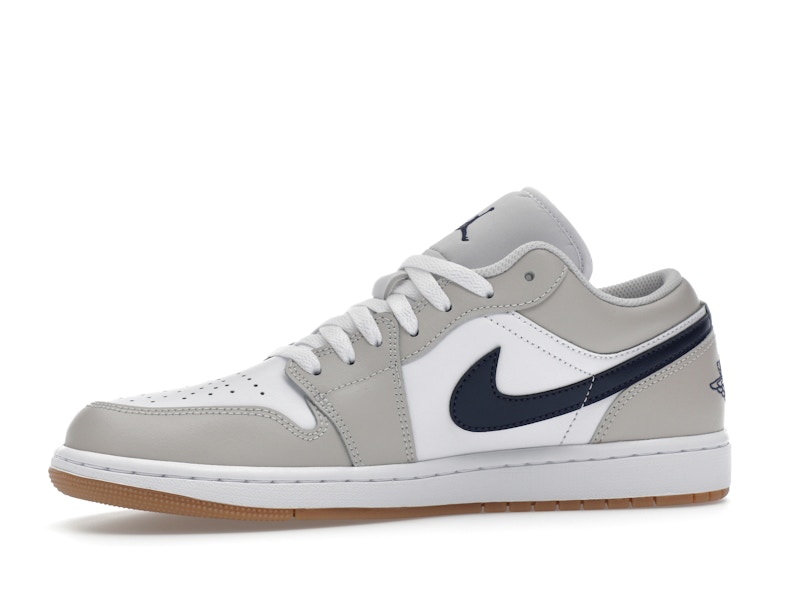 Jordan 1 Low Midnight Navy Neutral Grey - image 17
