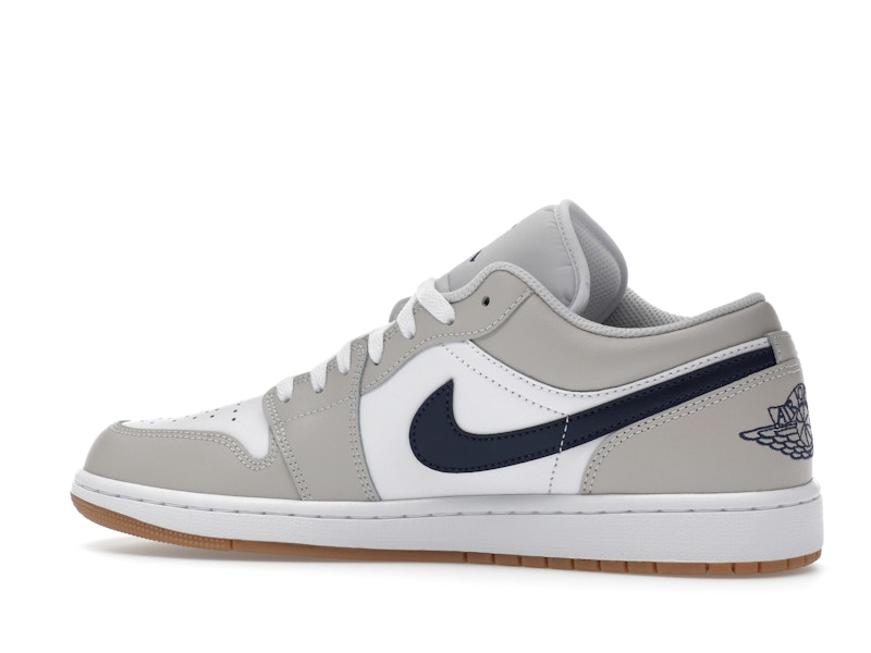 Jordan 1 Low Midnight Navy Neutral Grey - image 21