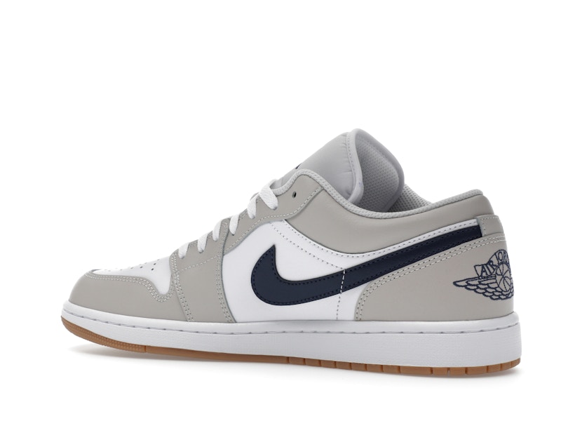 Jordan 1 Low Midnight Navy Neutral Grey - image 22