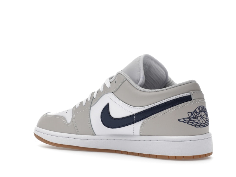 Jordan 1 Low Midnight Navy Neutral Grey - image 23
