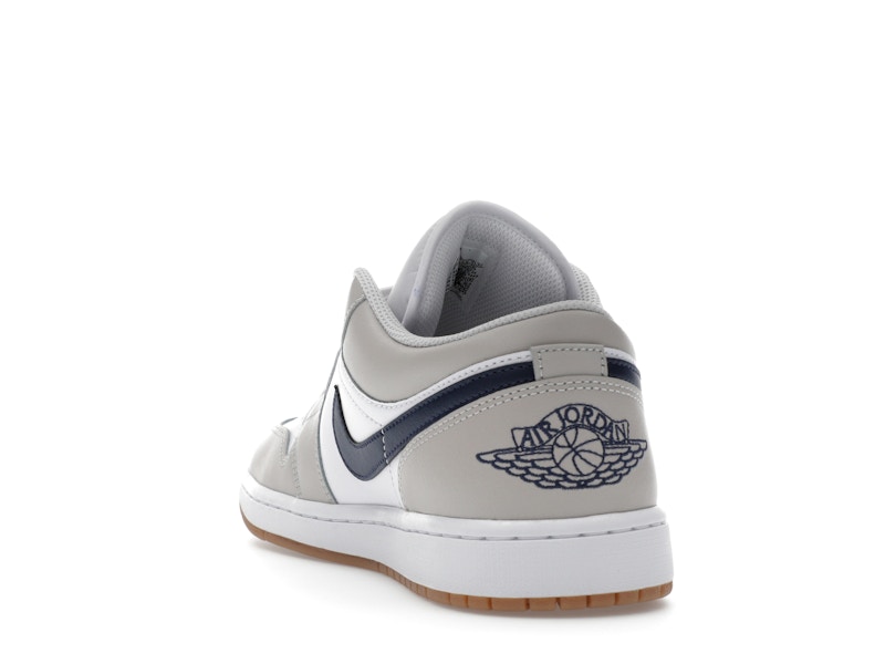 Jordan 1 Low Midnight Navy Neutral Grey - image 26