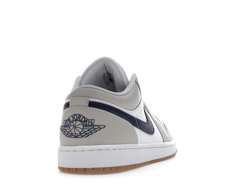 Jordan 1 Low Midnight Navy Neutral Grey - image 30