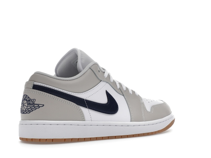 Jordan 1 Low Midnight Navy Neutral Grey - image 33