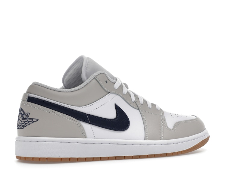 Jordan 1 Low Midnight Navy Neutral Grey - image 34