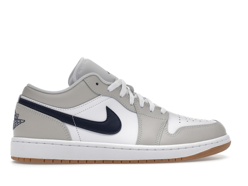 Jordan 1 Low Midnight Navy Neutral Grey - image 36
