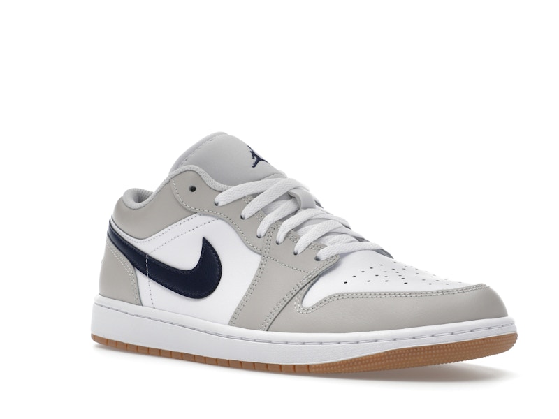 Jordan 1 Low Midnight Navy Neutral Grey - image 5