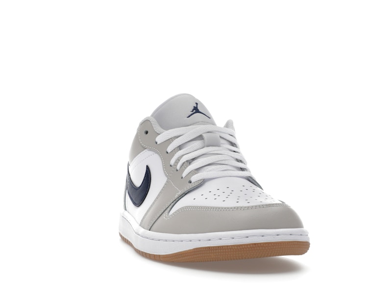 Jordan 1 Low Midnight Navy Neutral Grey - image 8