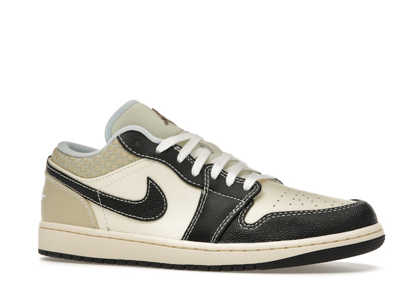 Jordan 1 Low SE Coconut Milk Black Muslin - image 3