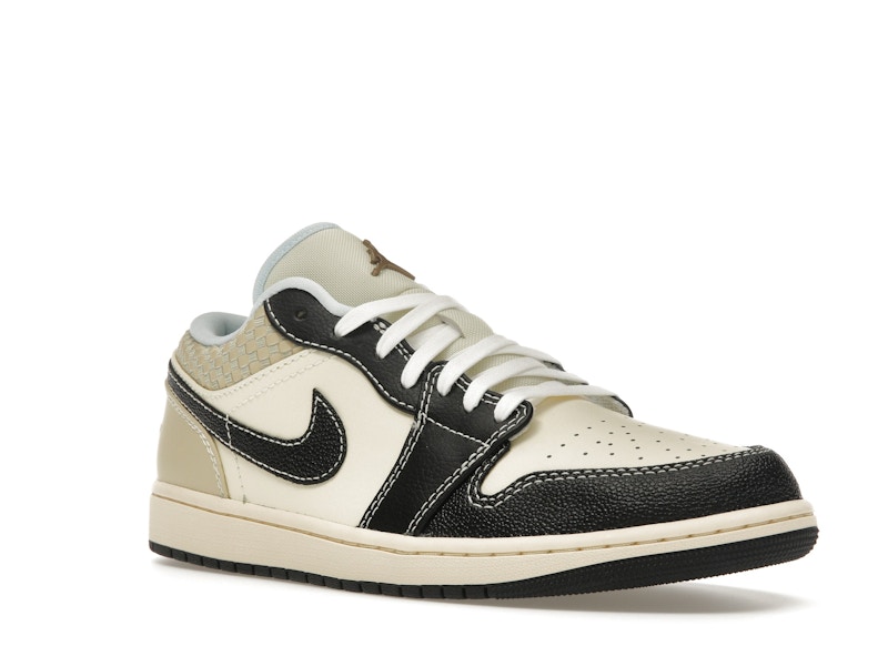 Jordan 1 Low SE Coconut Milk Black Muslin - image 5
