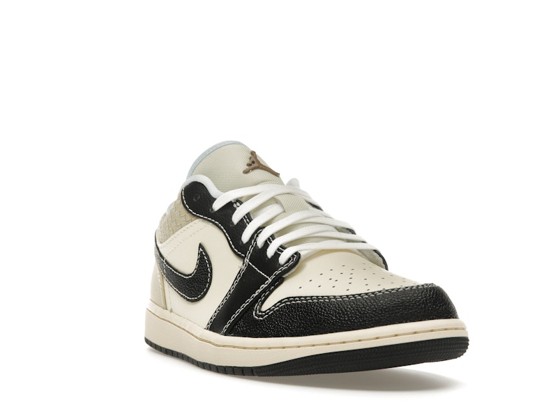 Jordan 1 Low SE Coconut Milk Black Muslin - image 7
