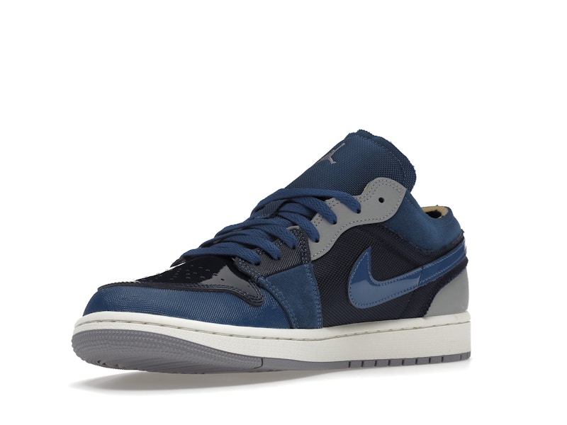 Jordan 1 Low SE Craft Obsidian French Blue Ashen Slate White - image 15
