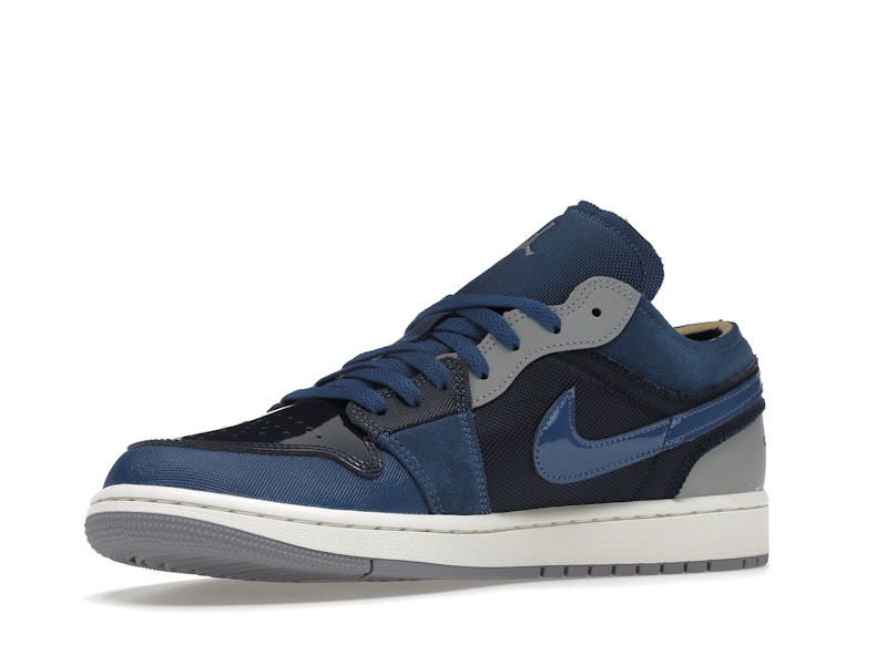 Jordan 1 Low SE Craft Obsidian French Blue Ashen Slate White - image 16