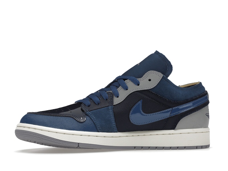 Jordan 1 Low SE Craft Obsidian French Blue Ashen Slate White - image 18