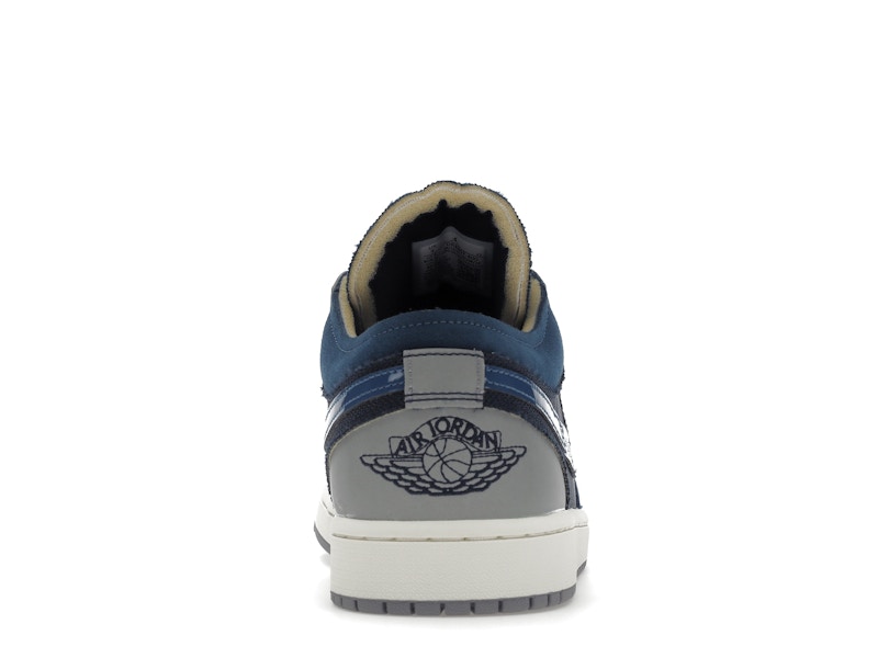 Jordan 1 Low SE Craft Obsidian French Blue Ashen Slate White - image 28