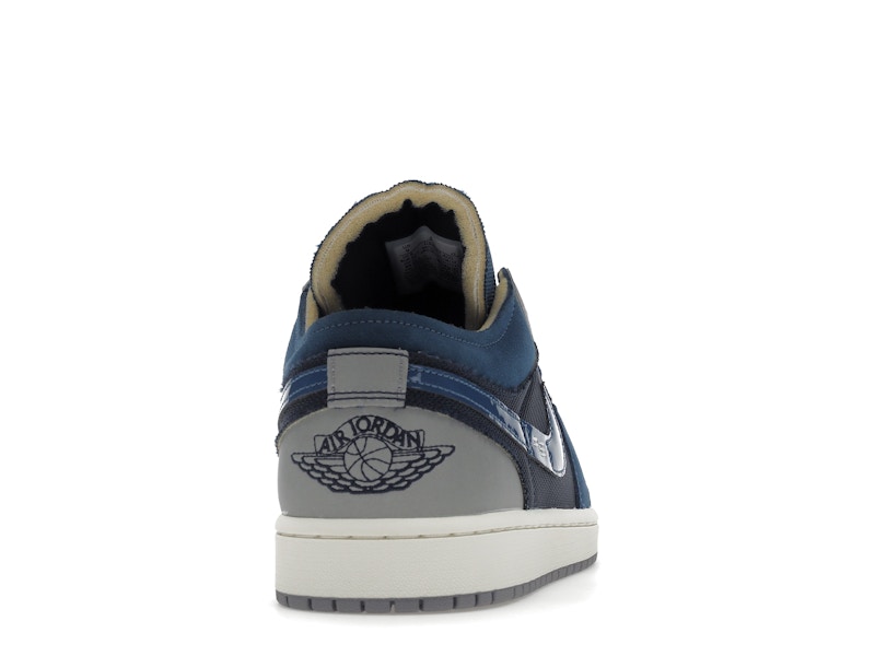 Jordan 1 Low SE Craft Obsidian French Blue Ashen Slate White - image 29
