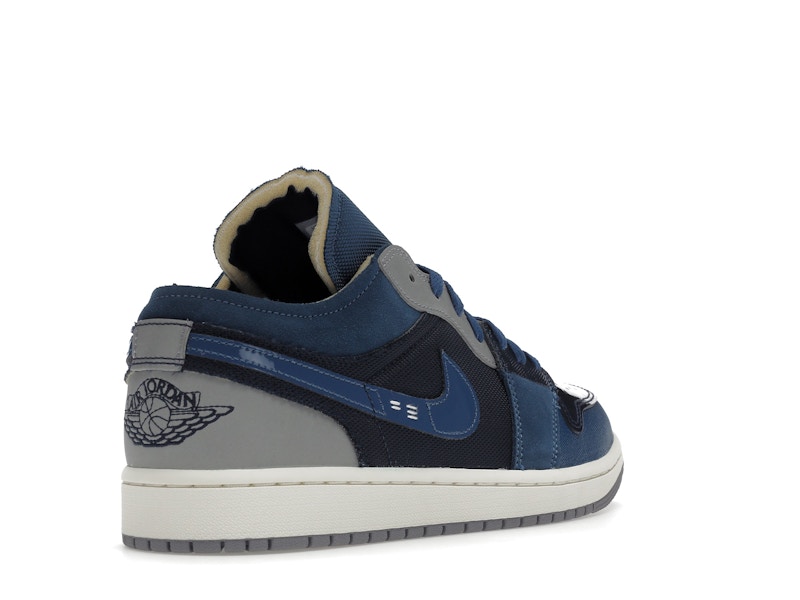Jordan 1 Low SE Craft Obsidian French Blue Ashen Slate White - image 32