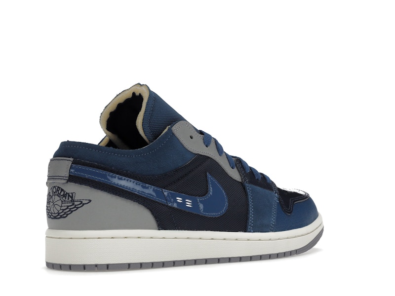 Jordan 1 Low SE Craft Obsidian French Blue Ashen Slate White - image 33