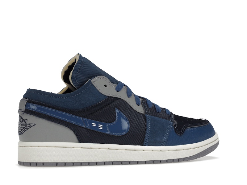 Jordan 1 Low SE Craft Obsidian French Blue Ashen Slate White - image 35