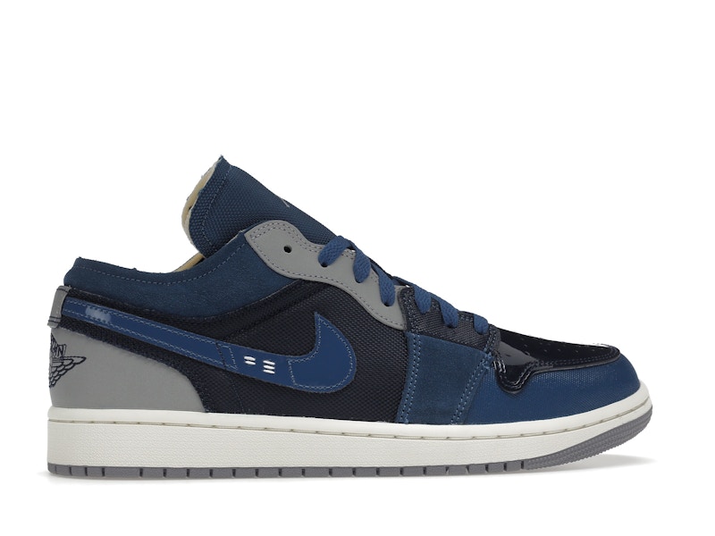 Jordan 1 Low SE Craft Obsidian French Blue Ashen Slate White - image 36