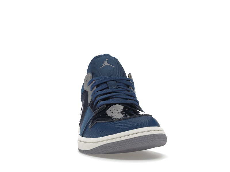 Jordan 1 Low SE Craft Obsidian French Blue Ashen Slate White - image 9