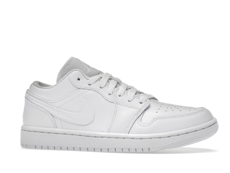 Jordan 1 Low Triple White (2022) (Women's) - image 3