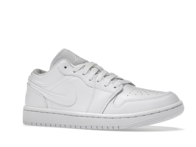 Jordan 1 Low Triple White (2022) (Women's) - image 4