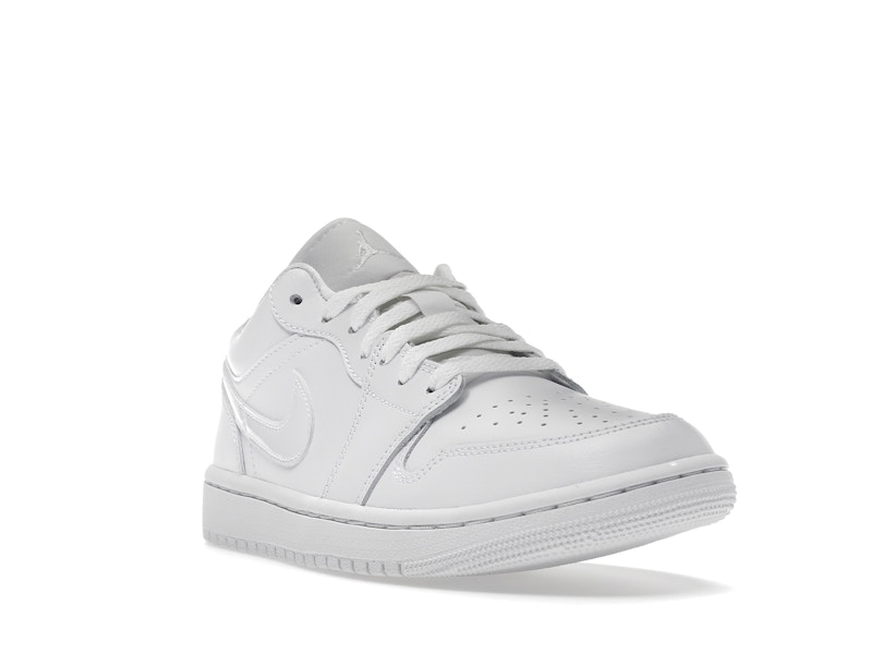 Jordan 1 Low Triple White (2022) (Women's) - image 7