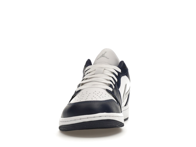 Jordan 1 Low Wolf Grey Midnight Navy - image 11