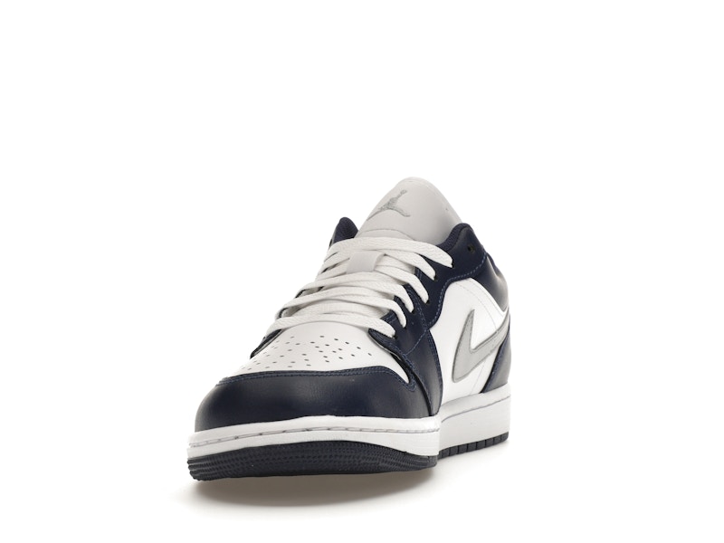 Jordan 1 Low Wolf Grey Midnight Navy - image 12