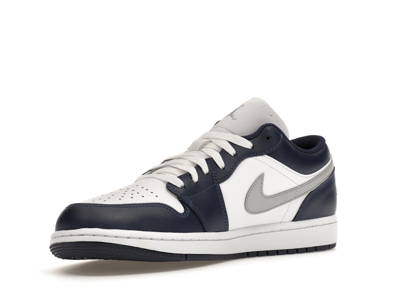 Jordan 1 Low Wolf Grey Midnight Navy - image 15