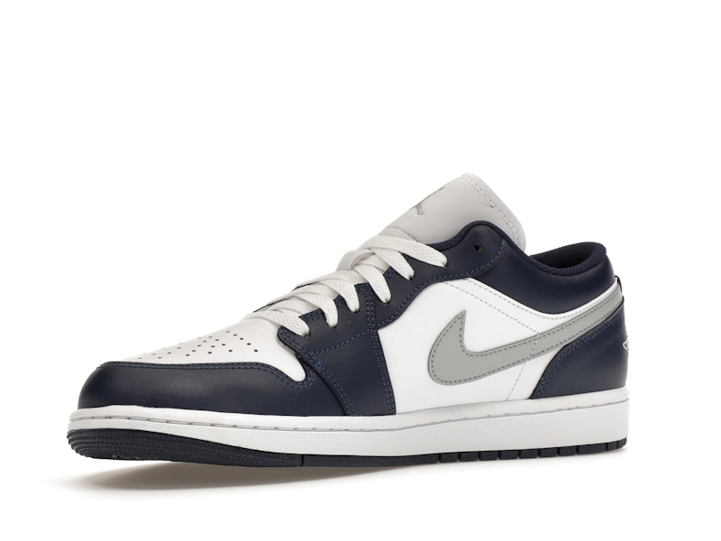 Jordan 1 Low Wolf Grey Midnight Navy - image 16