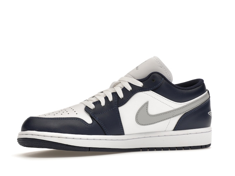 Jordan 1 Low Wolf Grey Midnight Navy - image 17