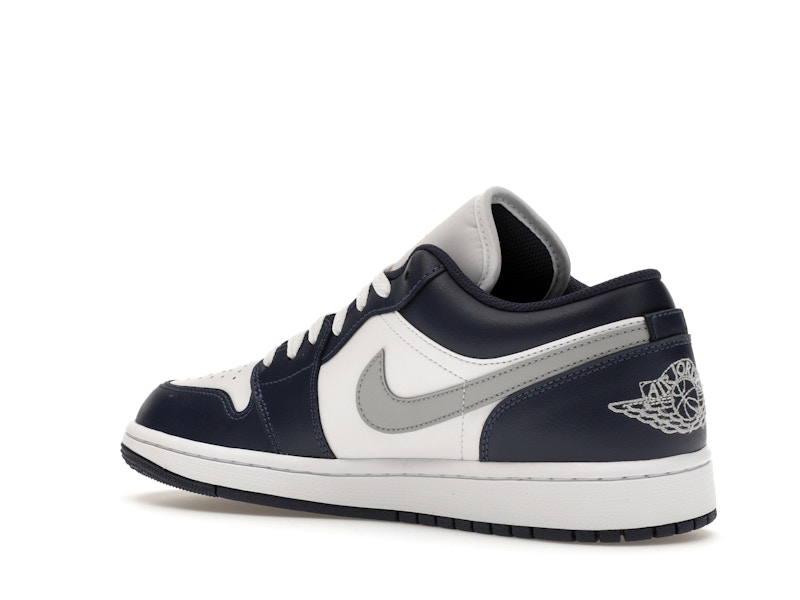 Jordan 1 Low Wolf Grey Midnight Navy - image 23