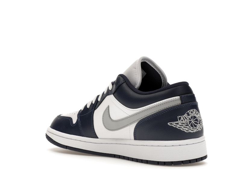 Jordan 1 Low Wolf Grey Midnight Navy - image 24