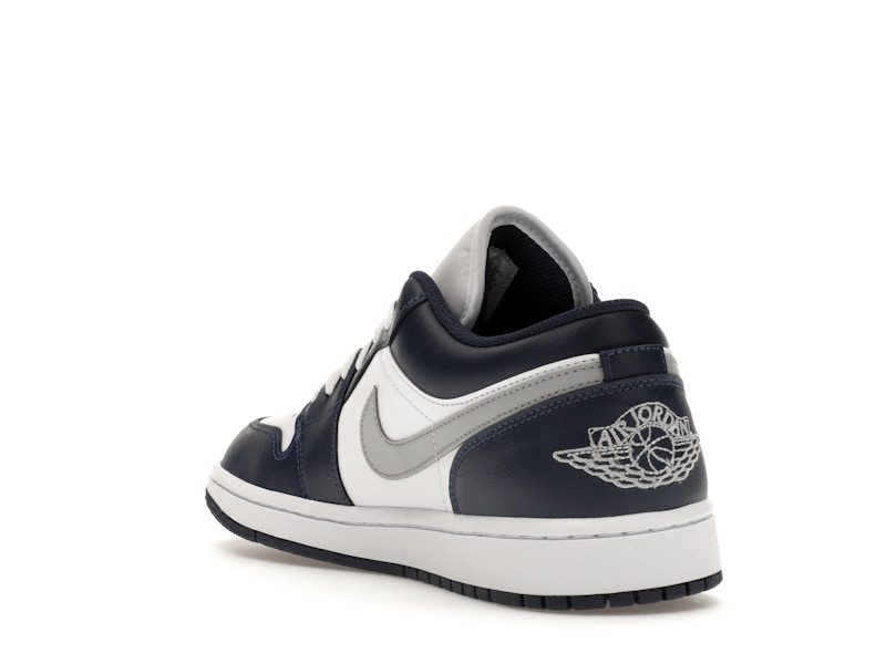 Jordan 1 Low Wolf Grey Midnight Navy - image 25