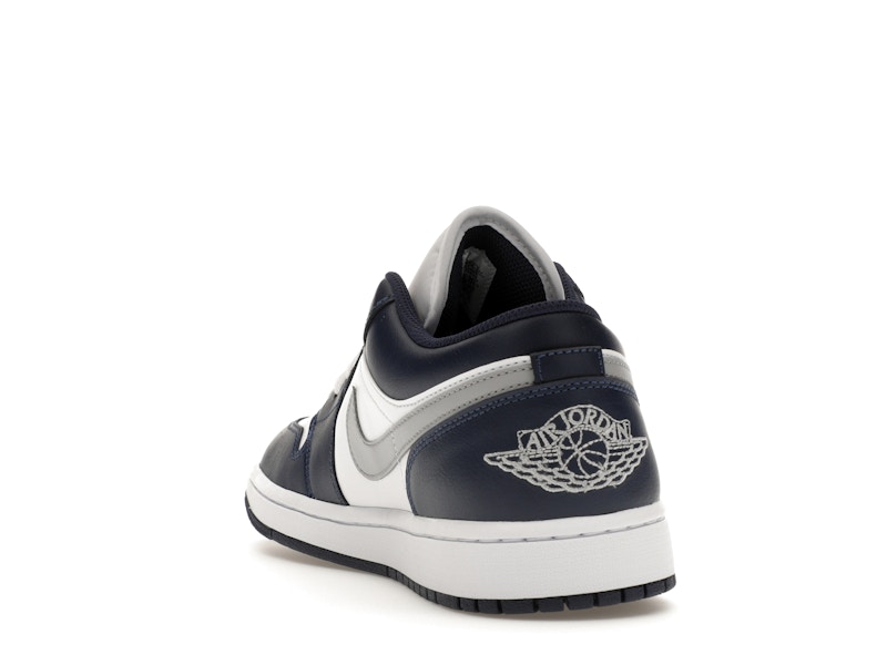 Jordan 1 Low Wolf Grey Midnight Navy - image 26
