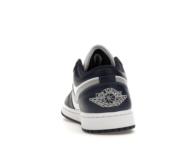 Jordan 1 Low Wolf Grey Midnight Navy - image 27