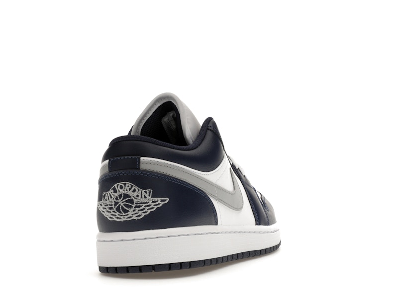 Jordan 1 Low Wolf Grey Midnight Navy - image 30