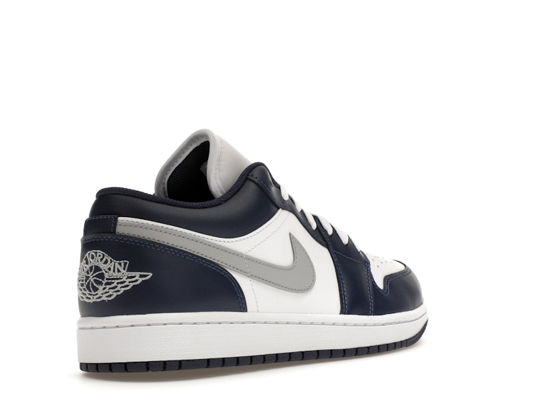 Jordan 1 Low Wolf Grey Midnight Navy - image 32